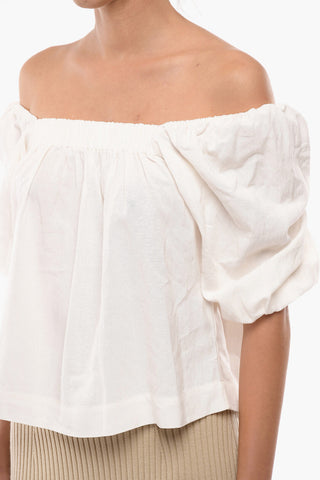 Top DESTINY Svasato con Scollo Quadrato
