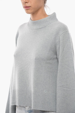Yak Wool Oversized Sweater with Bell Sleeves