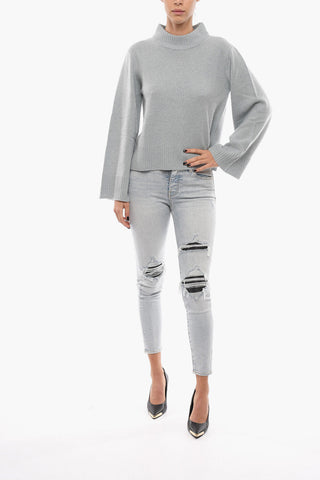 Yak Wool Oversized Sweater with Bell Sleeves