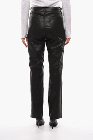 Pantaloni ALEX a 5 Tasche Tasche in Pelle