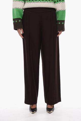 Pantaloni palazzo Con Doppia Pince