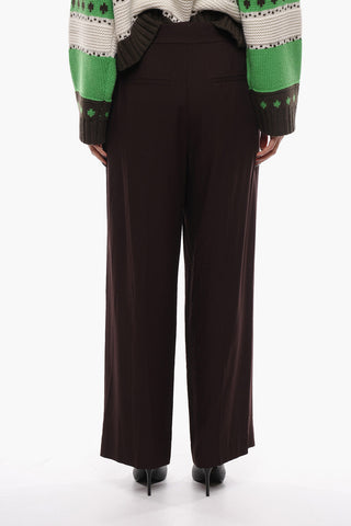Pantaloni palazzo Con Doppia Pince