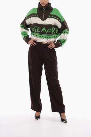 Pantaloni palazzo Con Doppia Pince