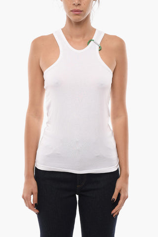 VANESSA HONG Solid Color MOUSE Tank Top