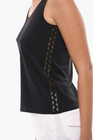 Top Ampio con Rifiniture in Pizzo
