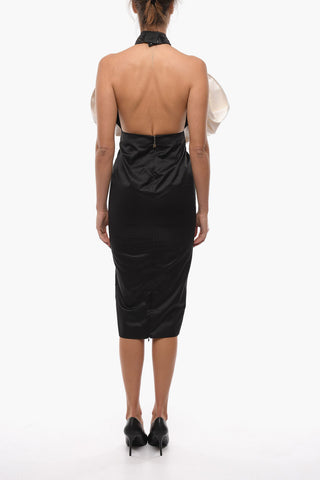 Dare Back Sheath Dress with Maxi Bow 
