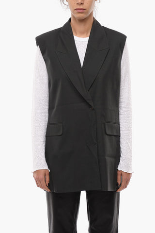 Gilet PHOEBE in Tinta Unita con Reverse a Lancia