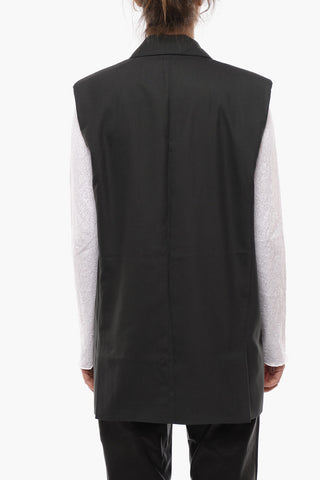 Gilet PHOEBE in Tinta Unita con Reverse a Lancia