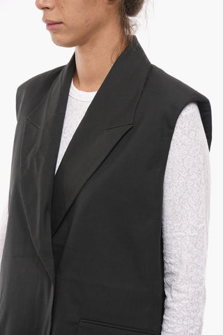 Gilet PHOEBE in Tinta Unita con Reverse a Lancia