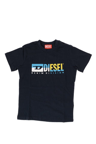 RED TAG T-Shirt Girocollo TADON in Tinta Unita con Logo Stampato
