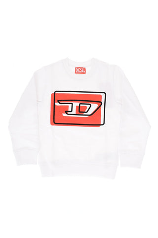 RED TAG Brushed Cotton SDASI Crew-neck Sweatshirt with Front Print