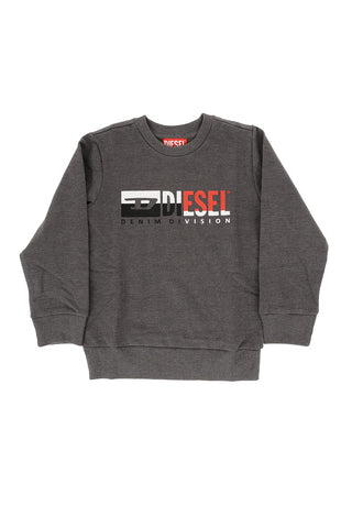 RED TAG Brushed Cotton SADON Crew-neck Sweatshirt with Printed Logo