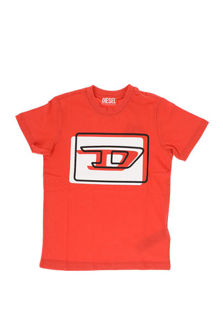 RED TAG T-Shirt TDASI in Tinta Unita con Logo Stampato