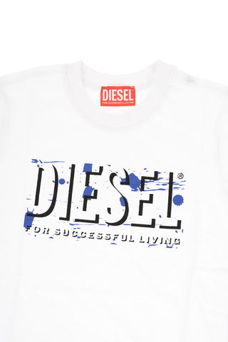 RED TAG T-Shirt Girocollo TBUL in Tinta Unita con Logo Stampato