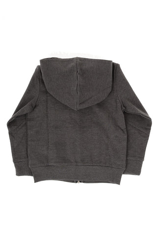 RED TAG Brushed Cotton SADONZ Sweatshirt with Hood and Zip Closure