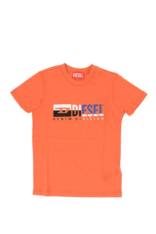 RED TAG T-Shirt Girocollo TADON in Tinta Unita con Logo Stampato