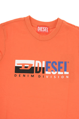 RED TAG T-Shirt Girocollo TADON in Tinta Unita con Logo Stampato