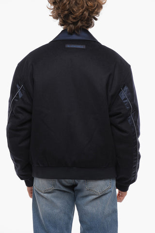 Satin Bomber with Zip Closure