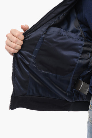 Satin Bomber with Zip Closure