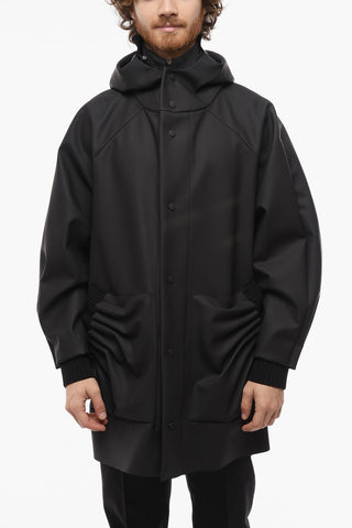 Waterproof TUBE PLEAT Jacket with Pleated Detailing