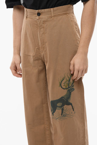 FACETASM Cotton MOOSE Loose Fit Baggy Pants