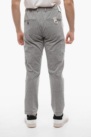 Awning Striped Carrot Fit MITTE Single Pleat Pants