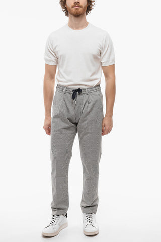 Awning Striped Carrot Fit MITTE Single Pleat Pants