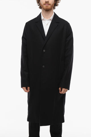 MCQ Cappotto Sfoderato in Lana con Tasche a Filo