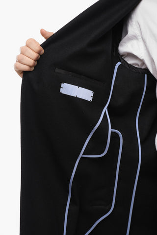 MCQ Cappotto Sfoderato in Lana con Tasche a Filo