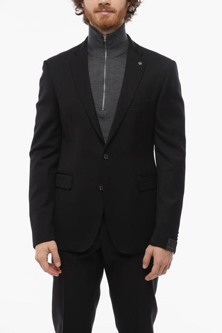 Blazer in Lana con Applicaione Metallica
