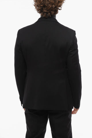 Blazer in Lana con Applicaione Metallica