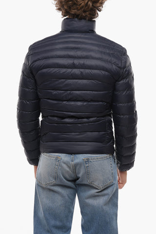 Lightweight Bomber Jacket with Embroidered Logo