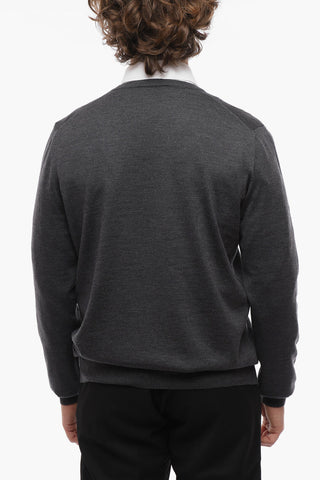 V-Neck Wool Sweater