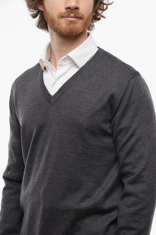 V-Neck Wool Sweater