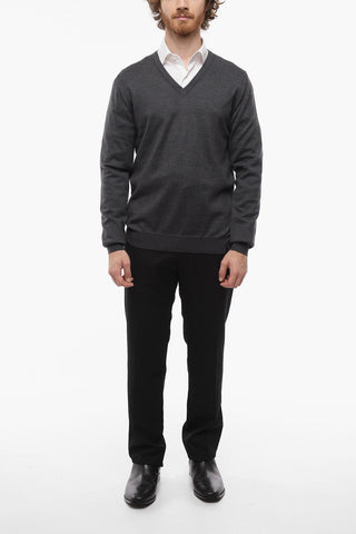 V-Neck Wool Sweater