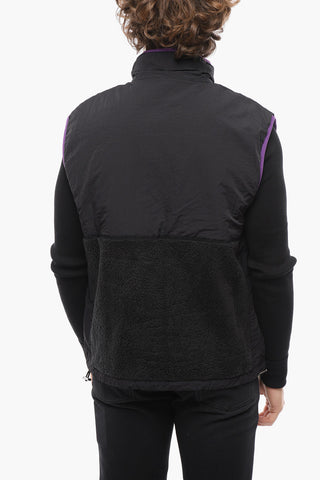 Gilet Imbotito con Dettagli in Shearling