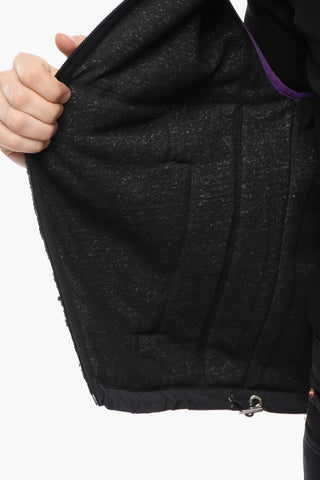 Gilet Imbotito con Dettagli in Shearling
