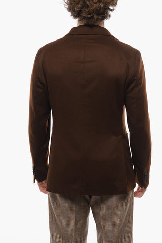 Unlined Cashmere Blazer with Patch Pocket