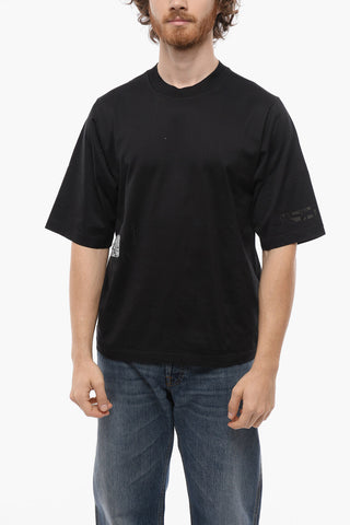 Cotton Crew-Neck T-shirt with Print