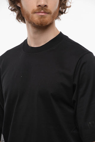 Cotton Crew-Neck T-shirt with Print