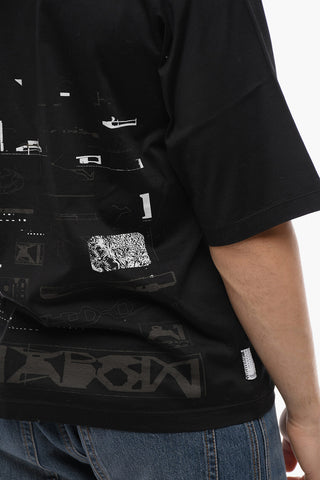 Cotton Crew-Neck T-shirt with Print