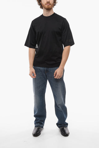 Cotton Crew-Neck T-shirt with Print