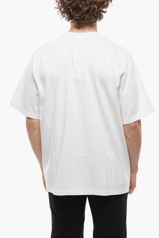 WHITNEY HOUSTON T-shirt Girocollo Oversize in Cotone