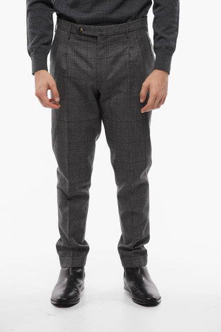 Distrcit Check Preppy Fit Virgin Wool Pants