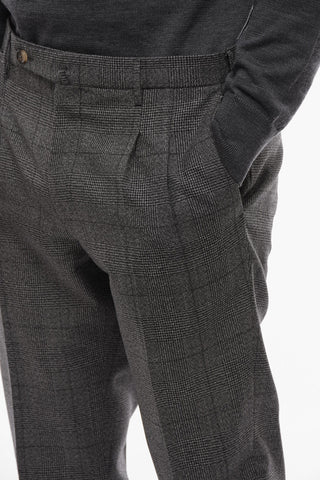 Distrcit Check Preppy Fit Virgin Wool Pants
