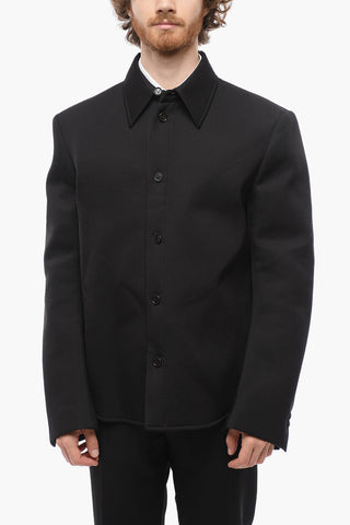Standard Collar Wool Overshirt