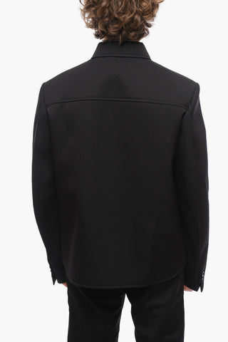 Standard Collar Wool Overshirt