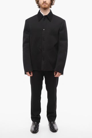 Standard Collar Wool Overshirt