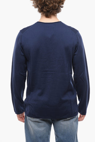 SHIRT Maglia Girocollo in Lana con Ricami