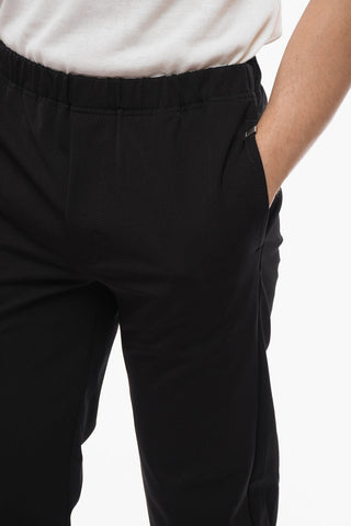 Nylon Joggers with Ankle Zip 